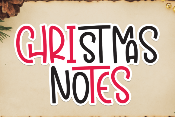 Christmas Notes: A Handwritten Font for Creative Designs