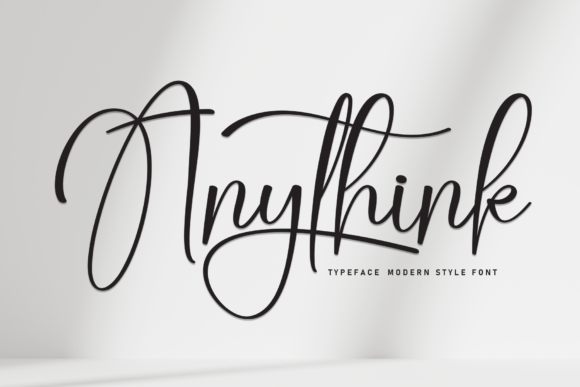 Discover Anythink: The Friendly Handwritten Font for Creative Projects