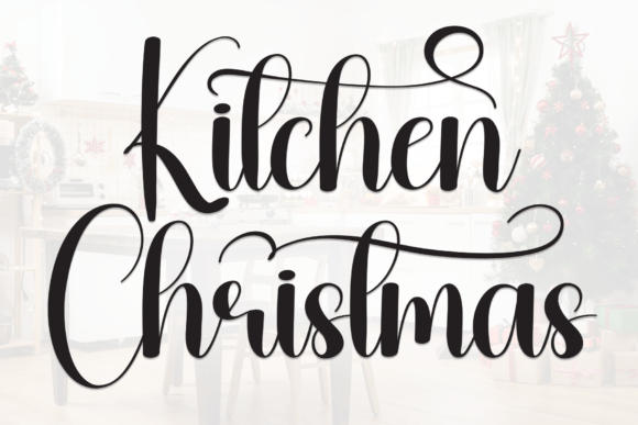 Discover the Festive Charm of Kitchen Christmas Typography