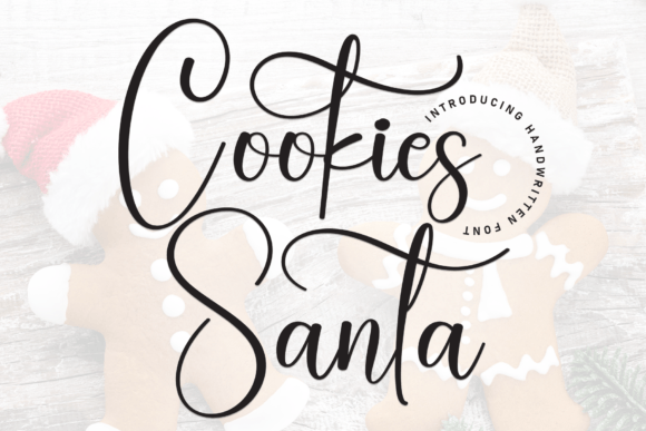 Discover the Whimsical Charm of the Cookies Santa Font