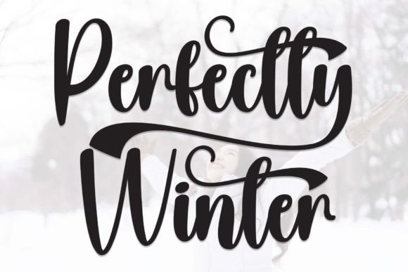Perfectly Winter: A Handwritten Font for Timeless Design