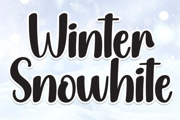 Winter Snowhite: A Sweet Handwritten Font for Romantic Designs